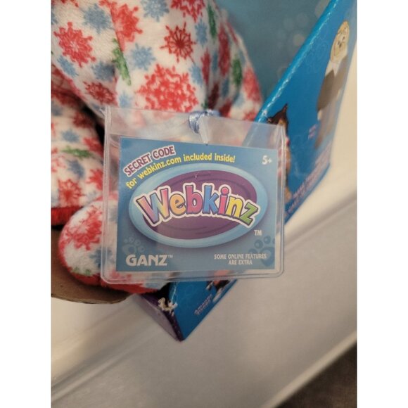 Webkinz Snowflake Pup With Code Unused New Damaged Box - Picture 5 of 6